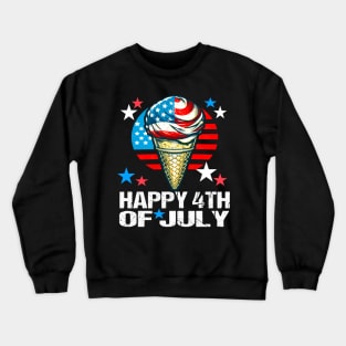 4th Of July Patriotic Crewneck Sweatshirt